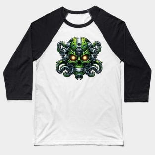 Biomech Cthulhu Overlord S01 D06 Baseball T-Shirt